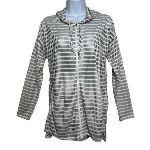 EXOFFICIO Women's XS BugsAway Lumen Insect Shield Full-Zip Hoodie Mesh Pockets